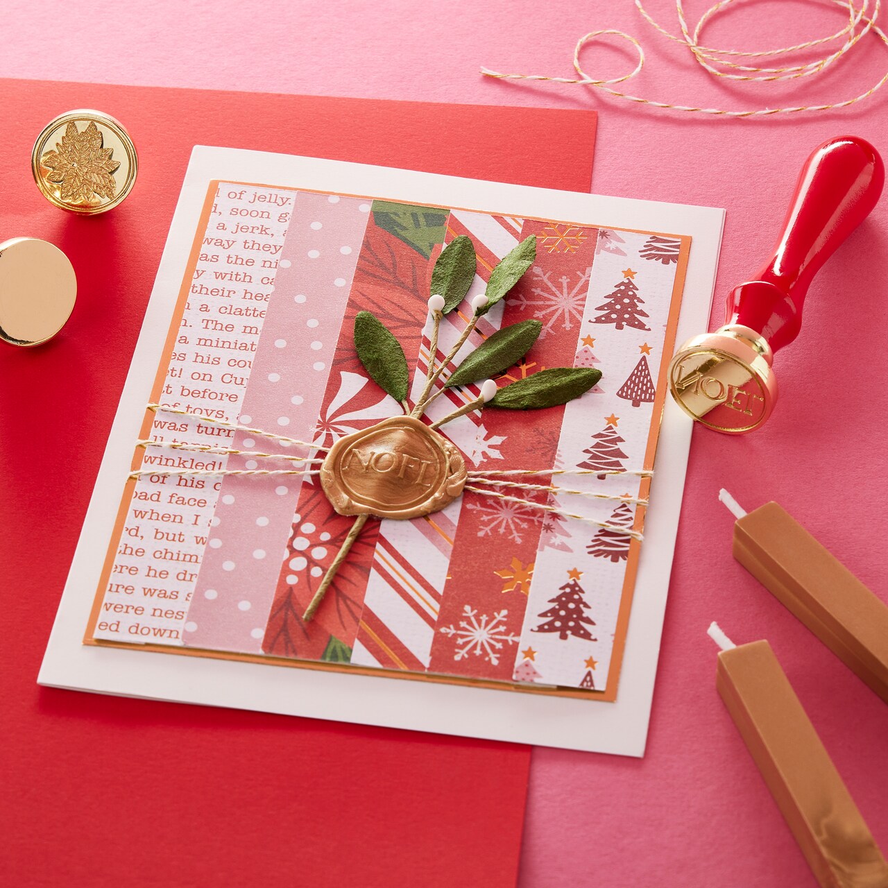 12 Days of Card Making: Using Wax Seals for Card Embellishments